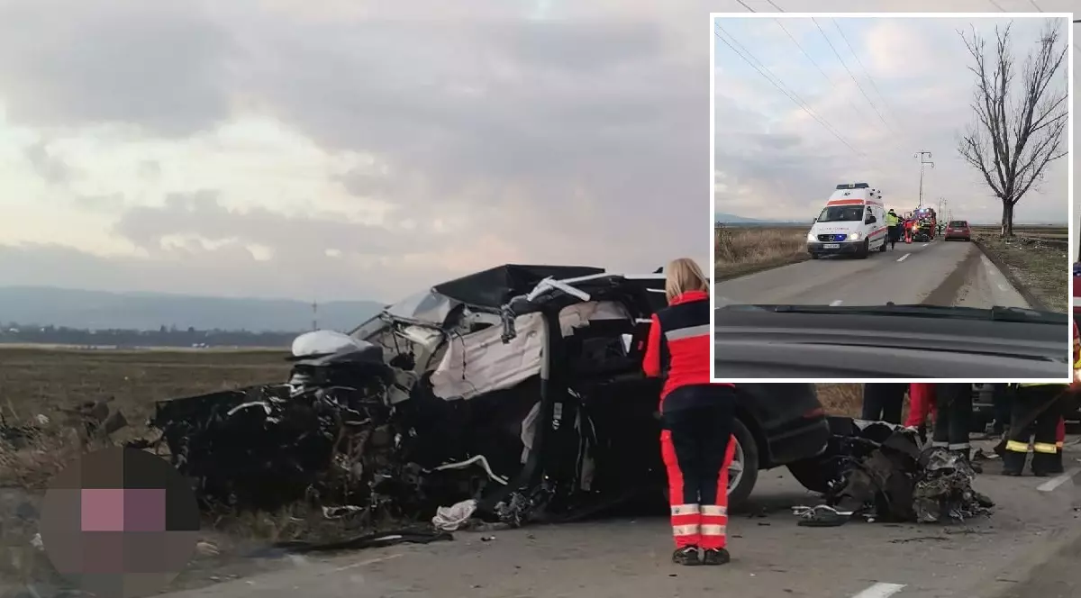 Un milionar din Câmpina a murit pe șosea, după ce a intrat cu bolidul de lux în singurul pom de pe marginea drumului