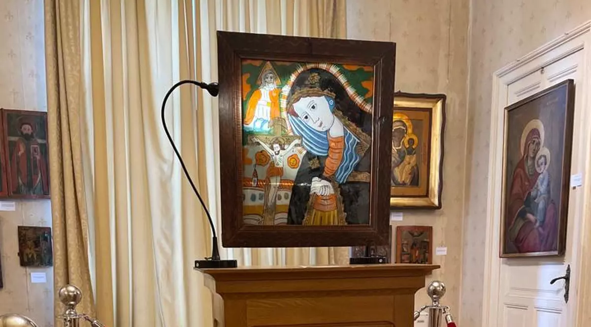 O icoană semnată de Arsenie Boca a fost vândută cu un preț de aproape 50 de ori mai mare decât cel cu care a fost scoasă la licitație