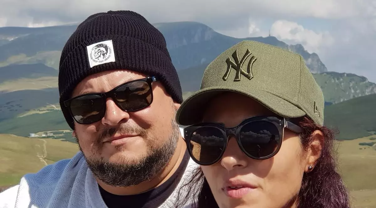 Mihai Bobonete și Cătălina, soția sa