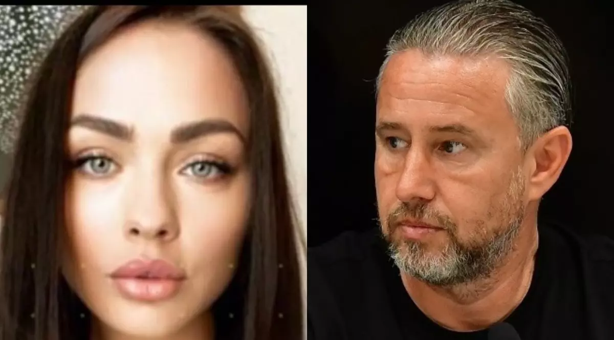 Corina Caciuc și Laurențiu Reghecampf