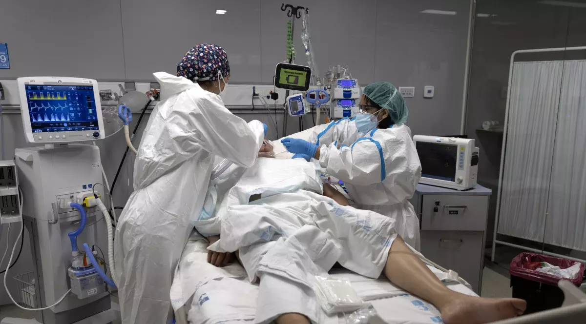 Gradul mediu de ocupare al paturilor COVID la nivel naţional este 16%. Care este județul cel mai afectat