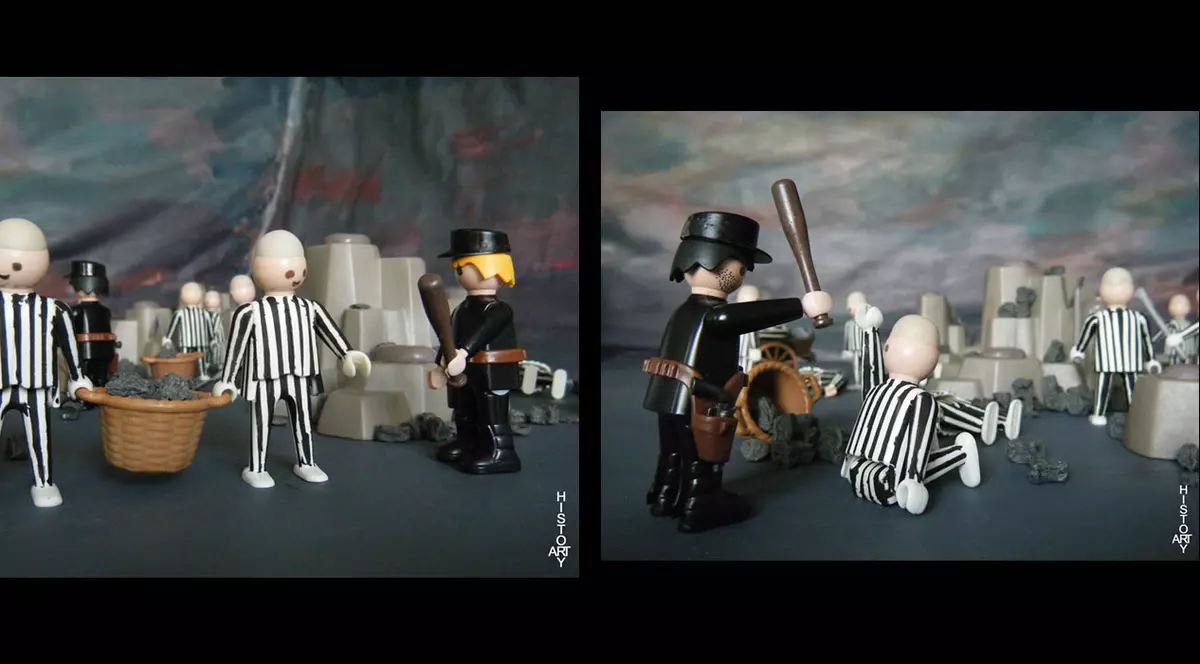 Consternare, după ce artist a recreat Holocaustul din figurine. Ce spun istoricii și supraviețuitorii lagărelor de exterminare naziste