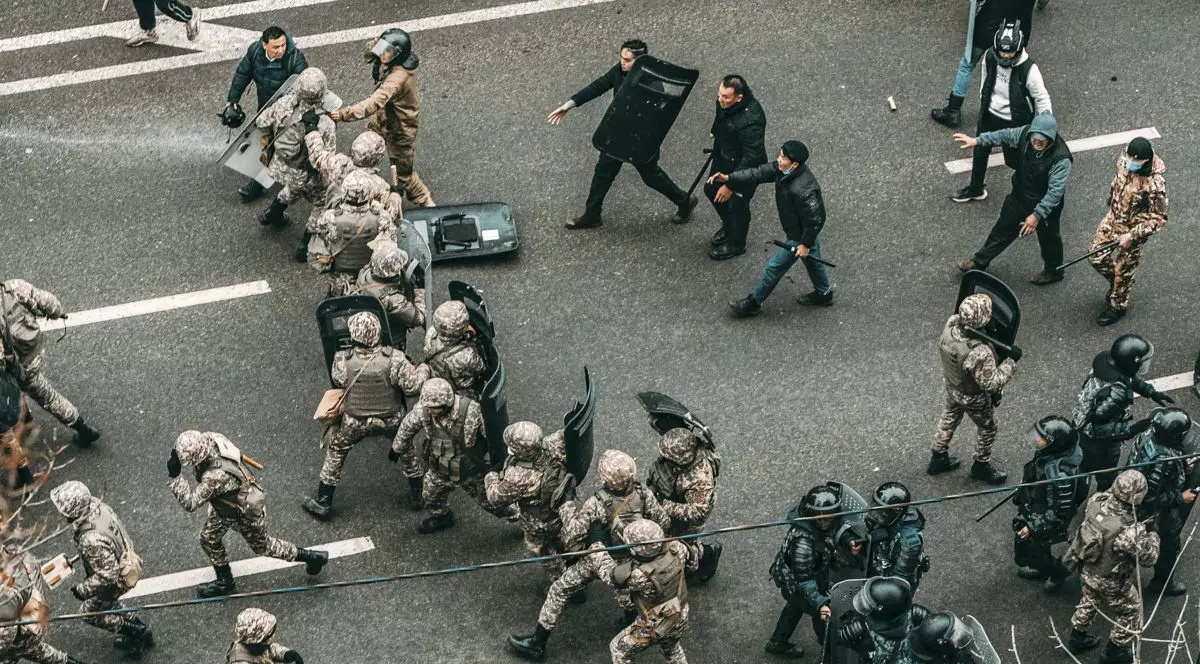 Nou bilanț al revoltei sângeroase din Kazahstan: 164 de morți, printre care și doi copii