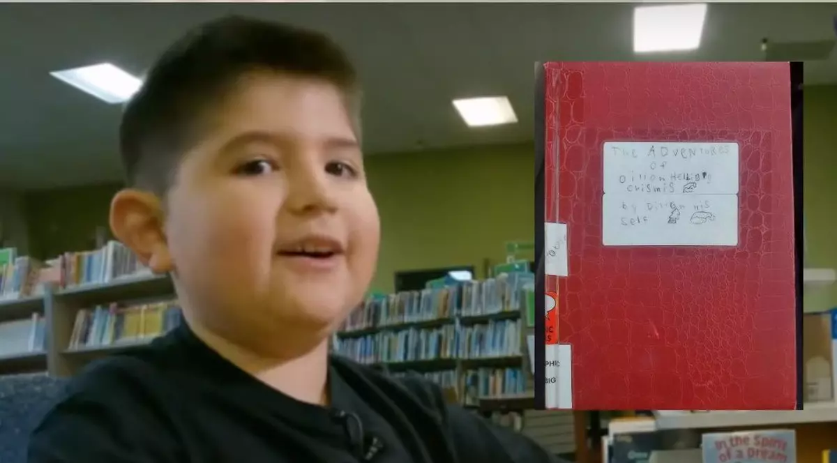 O poveste scrisă și ilustrată de un copil de 8 ani a ajuns cea mai cerută carte la o bibliotecă din SUA