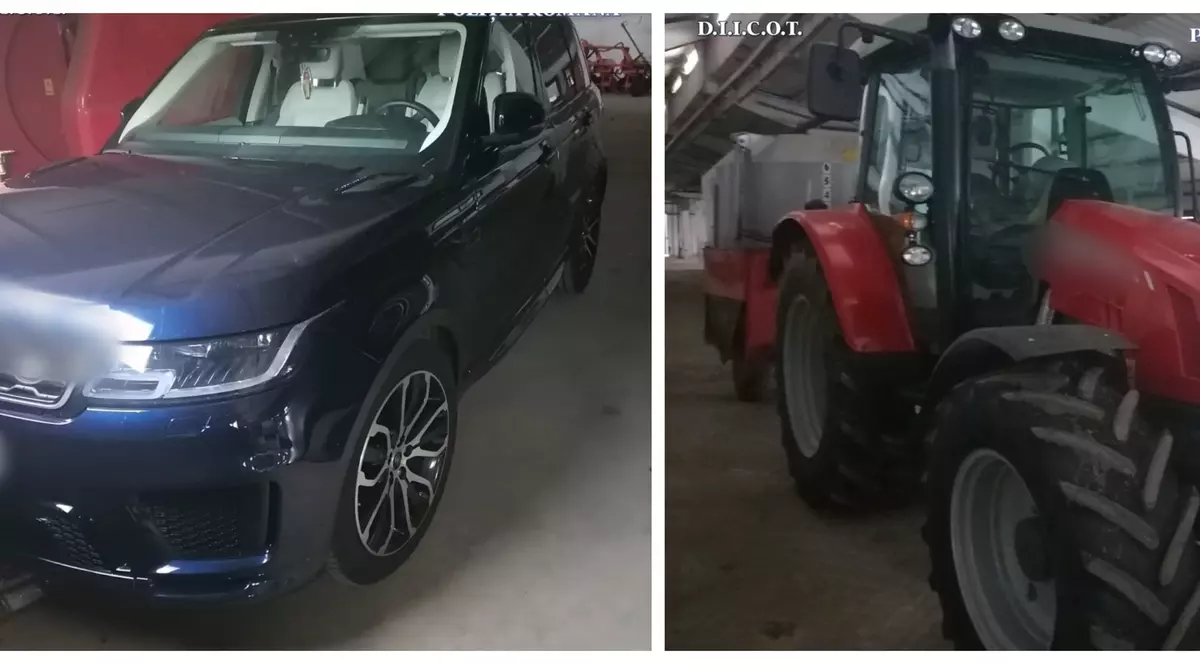 13 persoane descoperite de procurori după ce au furat tractoare din Italia și Franța. Printre mașinile furate se numără Mercedes, Maserati și BMW