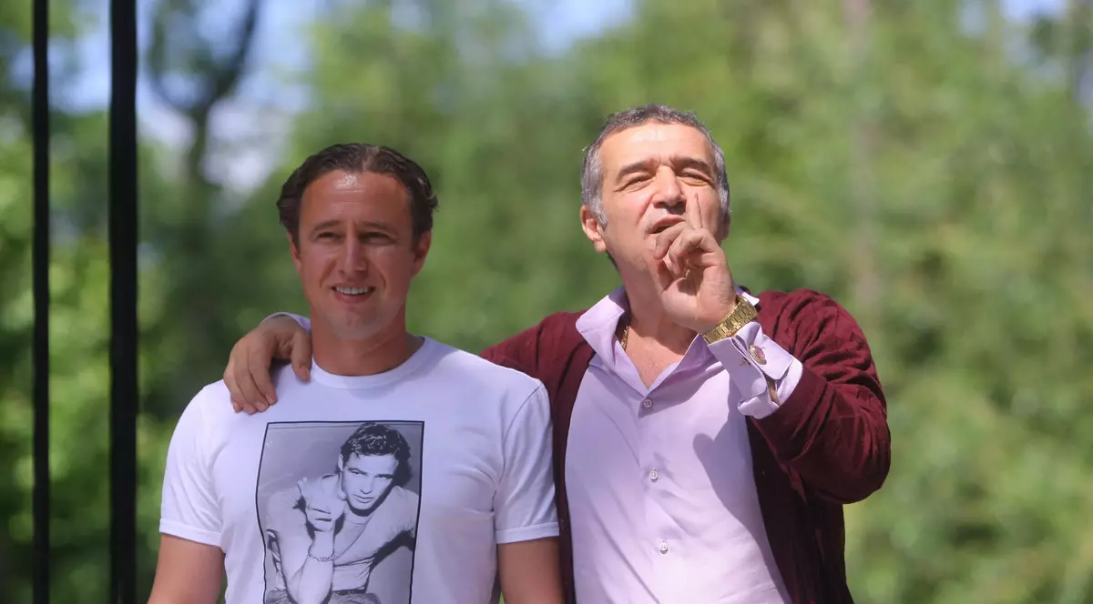 Laurențiu Reghecampf și Gigi Becali