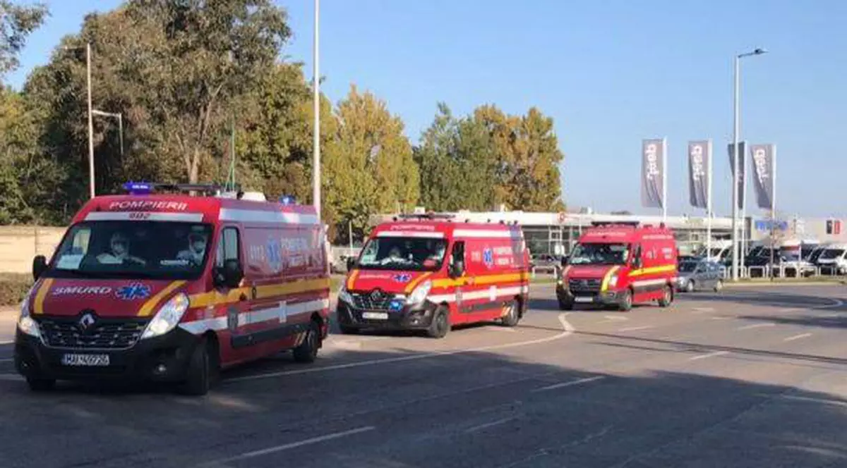 Explozie la un azil din Timișoara, după ce un pacient de 80 de ani cu mască de oxigen și-a aprins o țigară