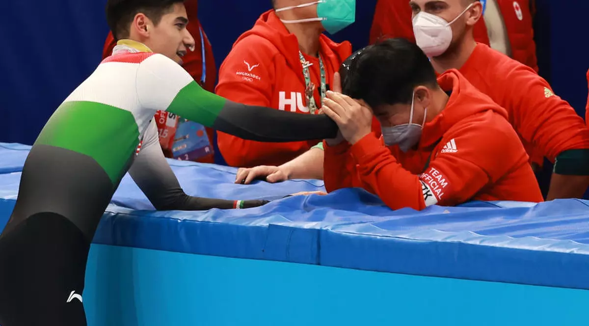 De la zidărie, la medalia olimpică de aur! Românul Emil Imre face pare din stafful lui Shaoang Liu, campion olimpic maghiar la patinaj viteză