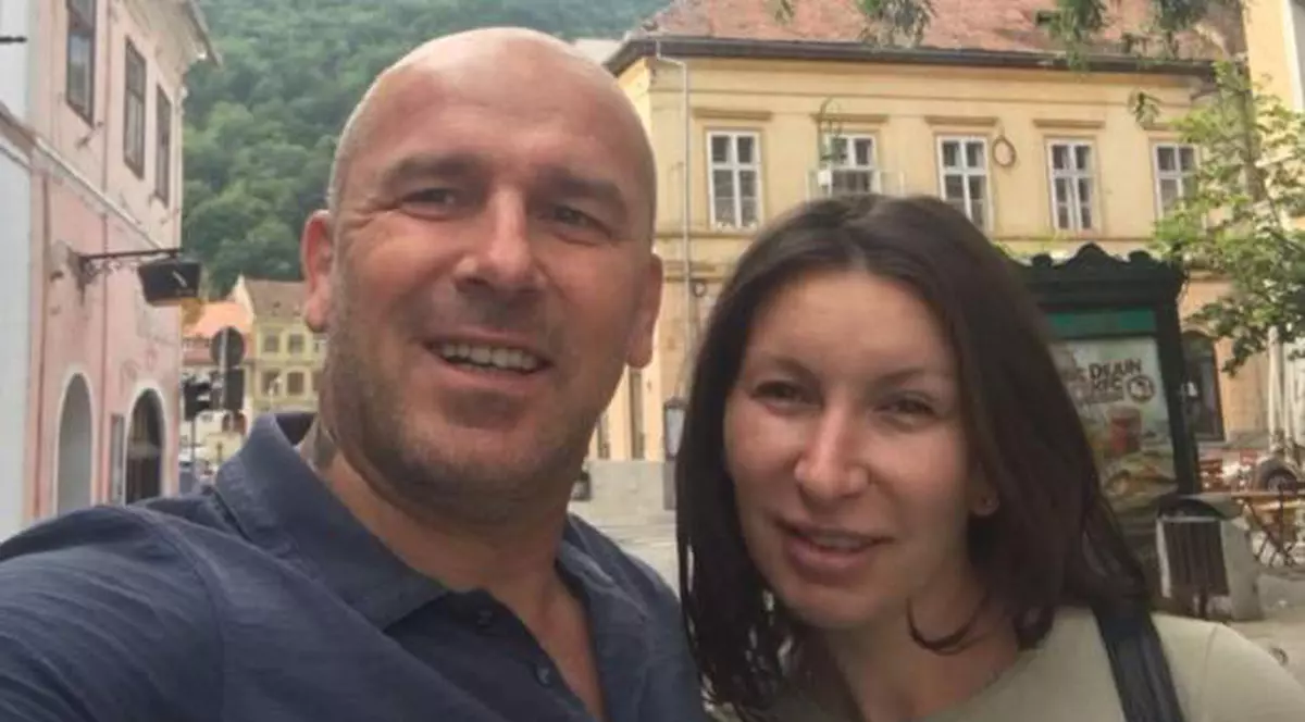 Cătălin Zmărăndescu și soția sa
