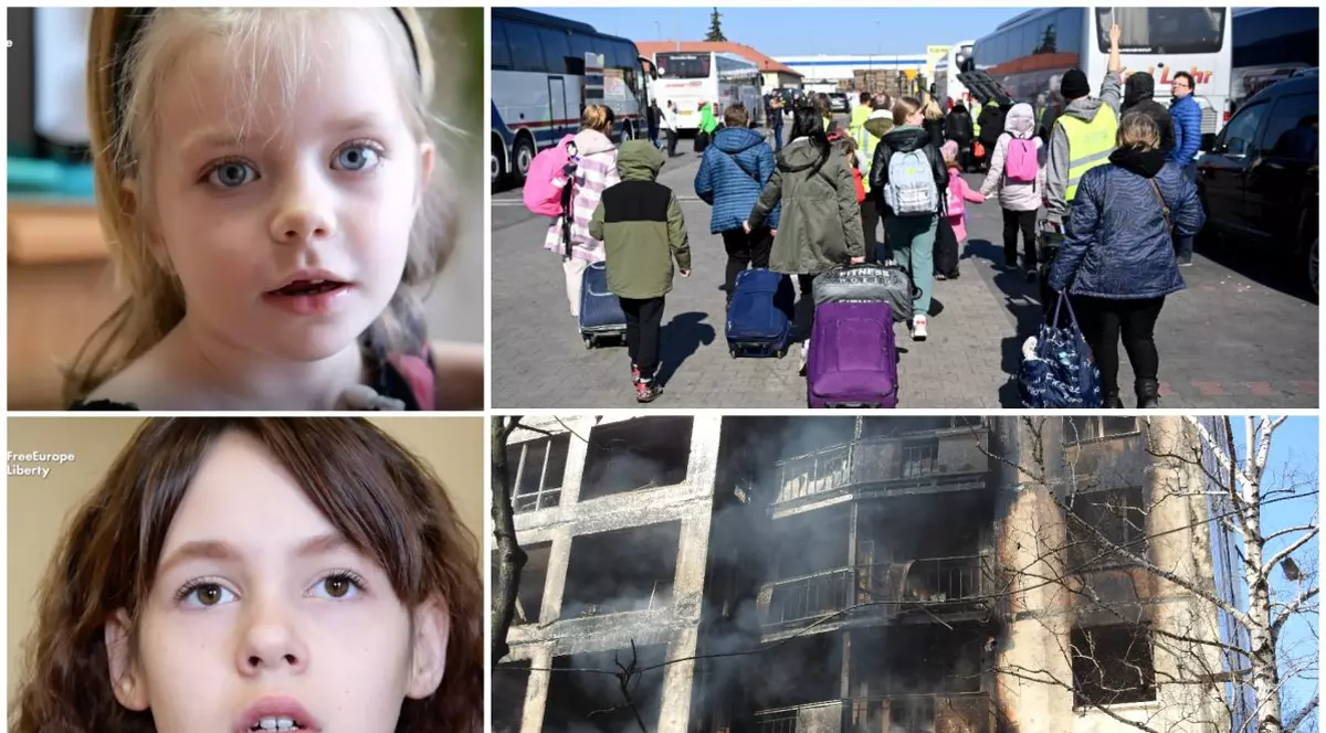 Copii ucraineni refugiați în Europa povestesc ce au trăit în război. „Când vine bomba, e bine să ai o haină mai groasă, ca să nu treacă cioburile prin ea”