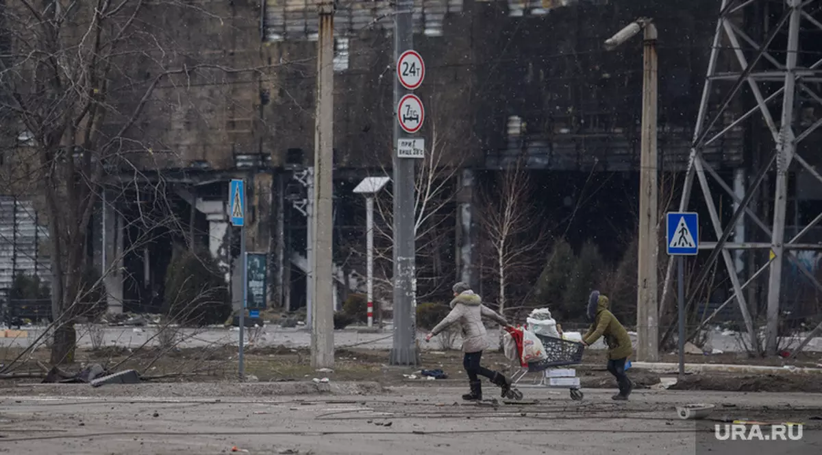 Presa din Rusia publică pentru prima oară imagini cu Mariupolul devastat, dar spune că e vina „naționaliștilor ucraineni”