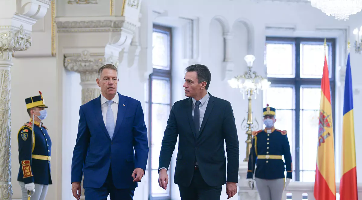 Klaus Iohannis, după întâlnirea cu premierul Spaniei: „Războiul din Ucraina înseamnă o profundă criză umanitară”