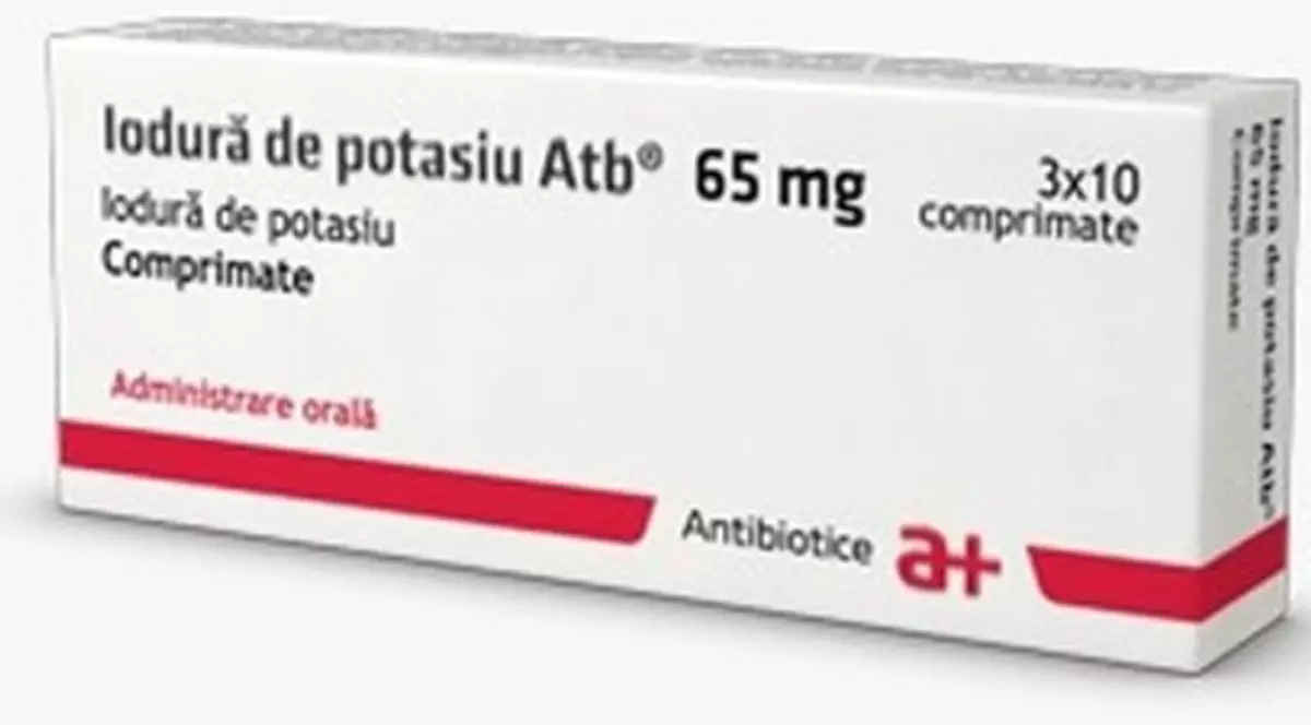 Crește interesul românilor pentru iodura de potasiu: Peste 200.000 de persoane au ridicat comprimatele în august, față de 1.000 în iulie