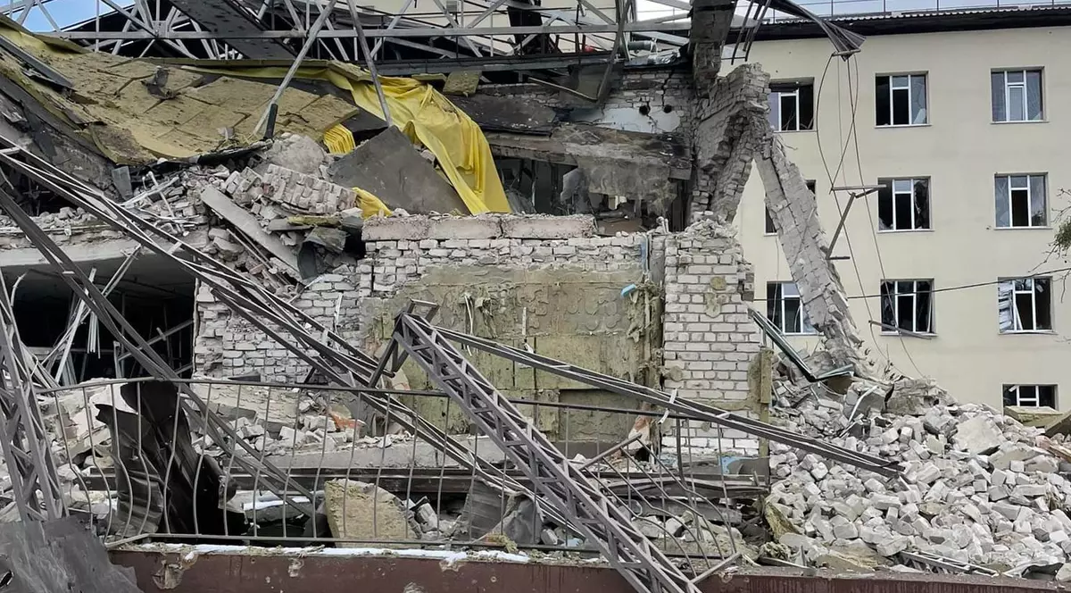 „Așa arată iadul”. Forțele ruse au distrus complet un spital din orașul Izium