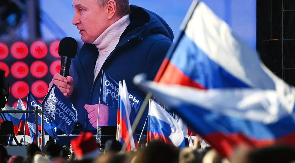 Pasajul din Biblie care urma și pe care  Putin a omis să-l spună rușilor în discursul său de pe stadion