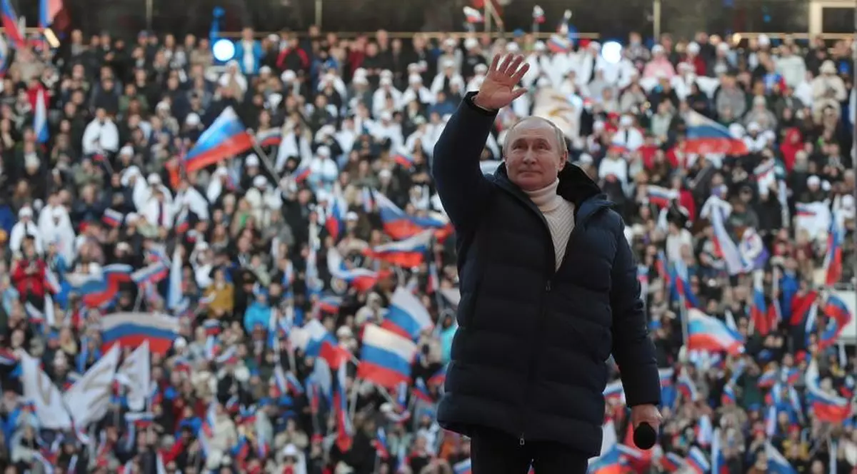 CTP, după mitingul cu 100.000 de oameni de la Moscova: „Poporul rus e Putin, cum poporul român a fost Ceaușescu”