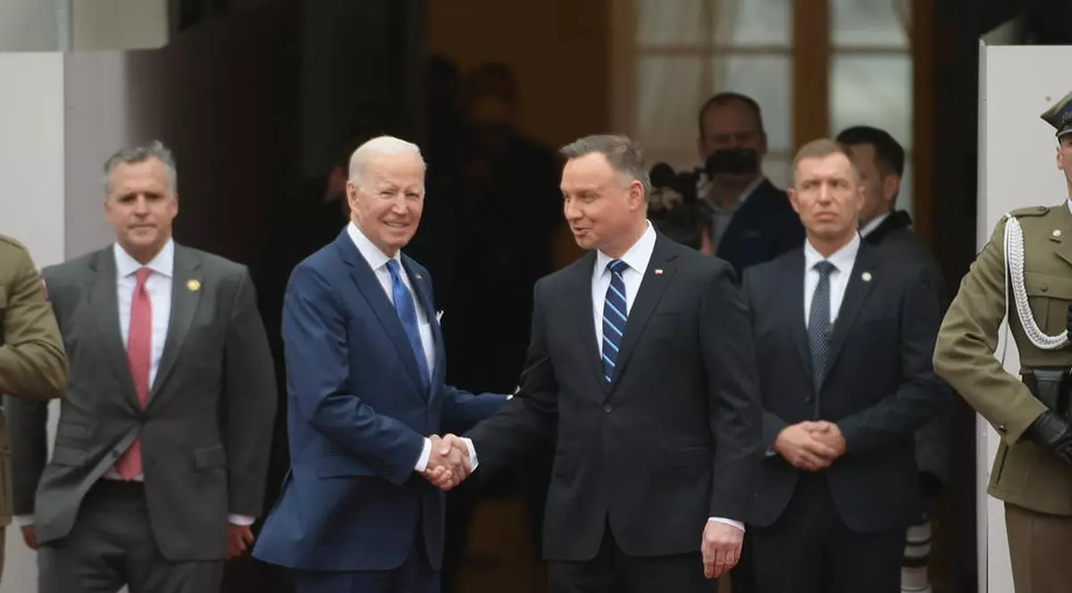 A doua zi a vizitei lui Joe Biden în Polonia. Președintele american, întâlnire cu omologul polonez, la Palatul Prezidențial din Varșovia