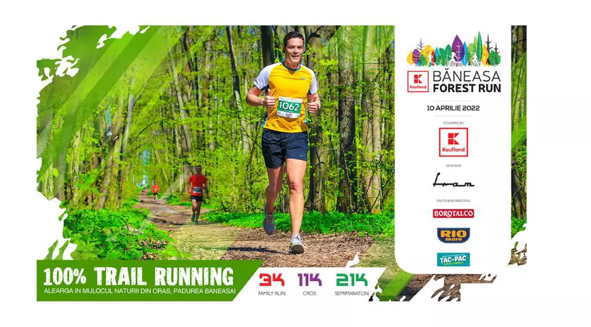 Peste 1.300 de participanți sunt deja înscriși la prima ediție Băneasa Forest Run după o pauză de doi ani