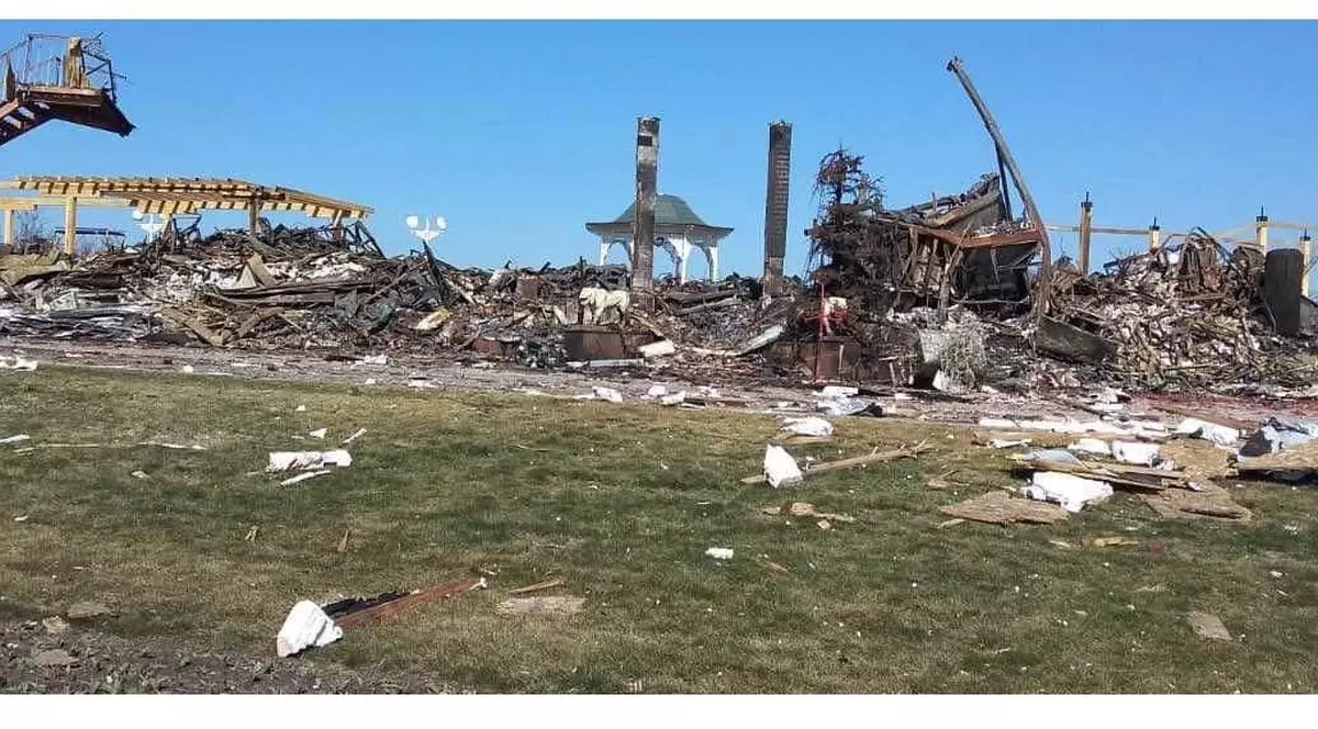 Parc dendrologic de lângă Kiev, distrus de bombardamente: „Au luat cu ei chiar și uneltele de grădină”