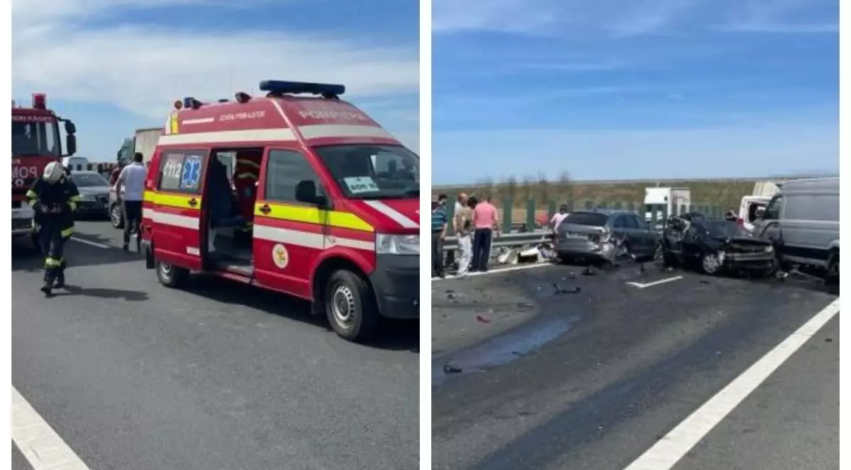 Accident rutier grav in judetul Timis. Foto: Opinia Timișoarei