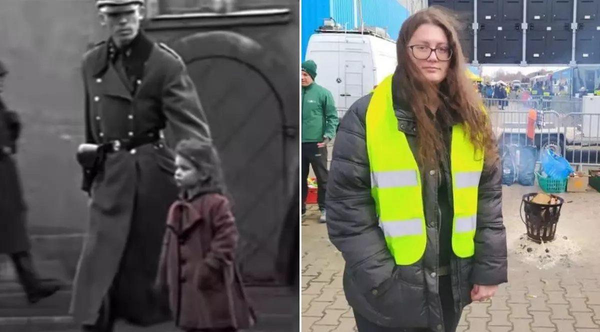 Actrița Oliwia Dabrowska, „fetița cu haină roșie” din „Lista lui Schindler”, e șefa voluntarilor care ajută refugiații ajunși în Polonia