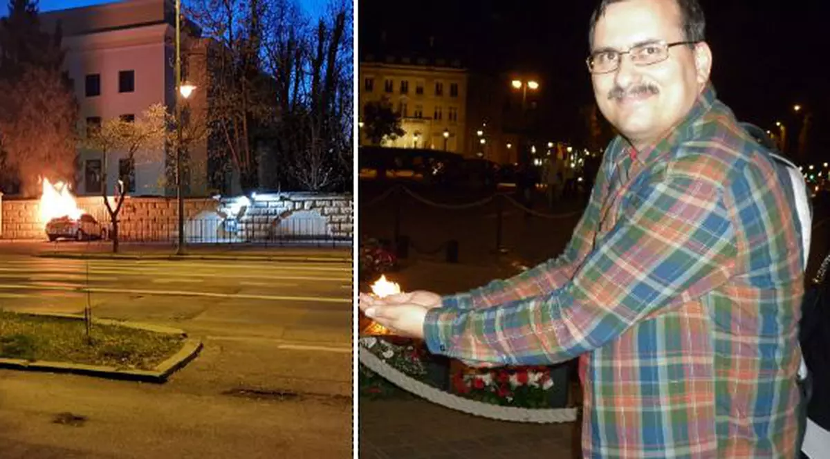 Cine e Bogdan Drăghici, bărbatul care a intrat cu mașina în gardul Ambasadei Rusiei