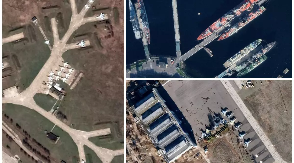 Baze militare ruse, inclusiv cele cu arme nucleare, vizibile în cele mai mici detalii pe Google Maps