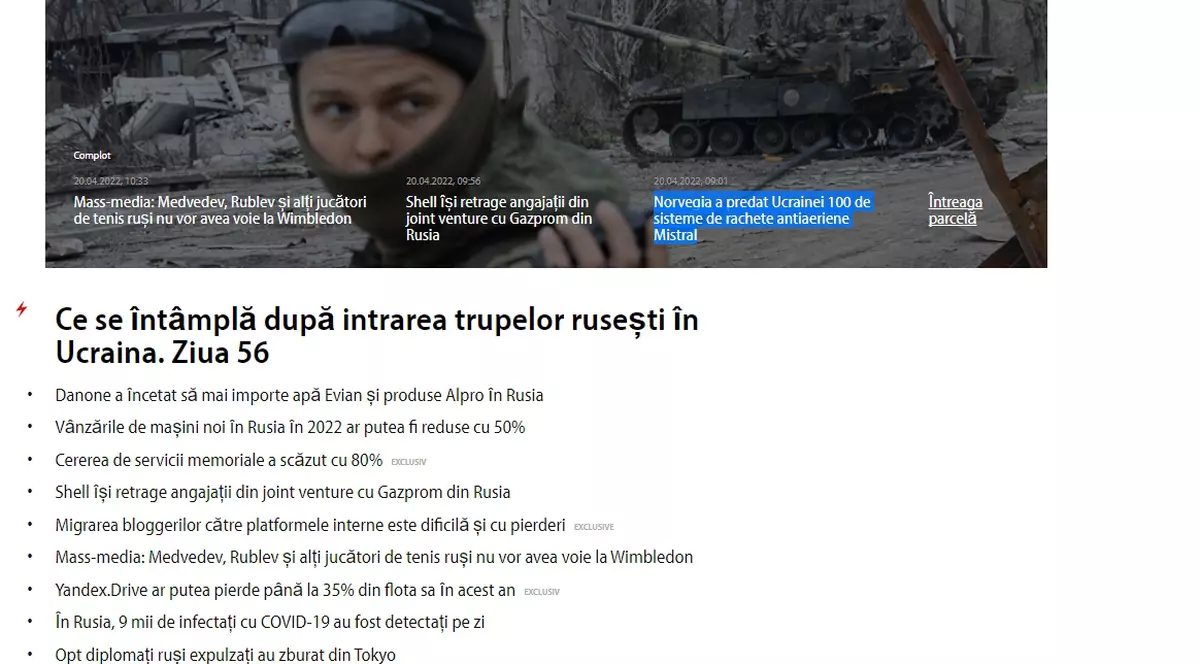 Imaginea la zi a Rusiei: cel mai important ziar de business de la Moscova are doar vești proaste pentru Kremlin în topul știrilor