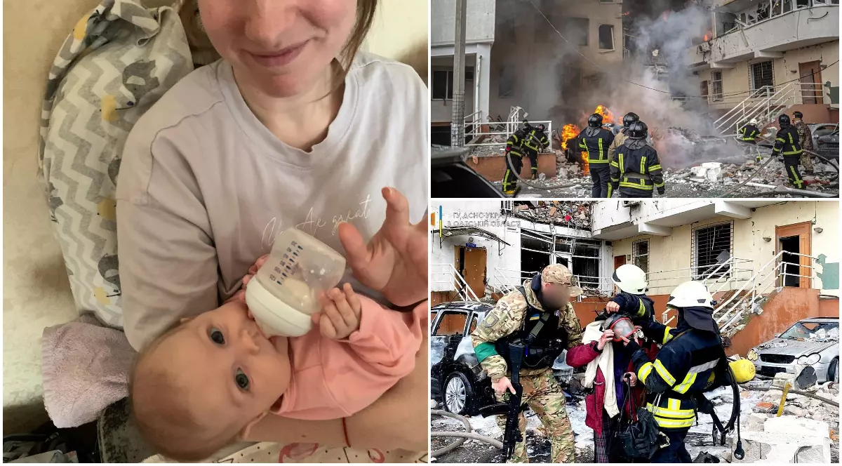 O tânără mamă și fiica ei de 3 luni au fost ucise de rachetele rusești care au lovit un bloc din Odesa