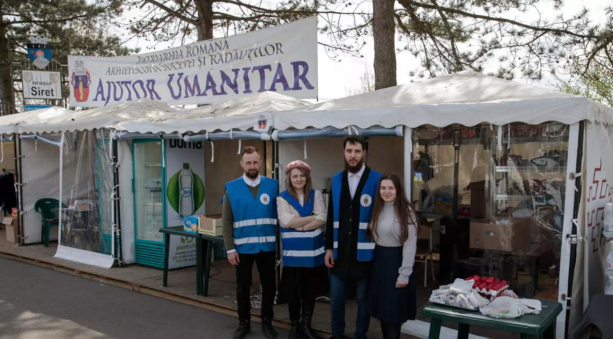 REPORTAJ. Cum au petrecut Paștele voluntarii din Vama Siret în așteptarea refugiaților ucraineni: „Se jertfesc și românii noștri”