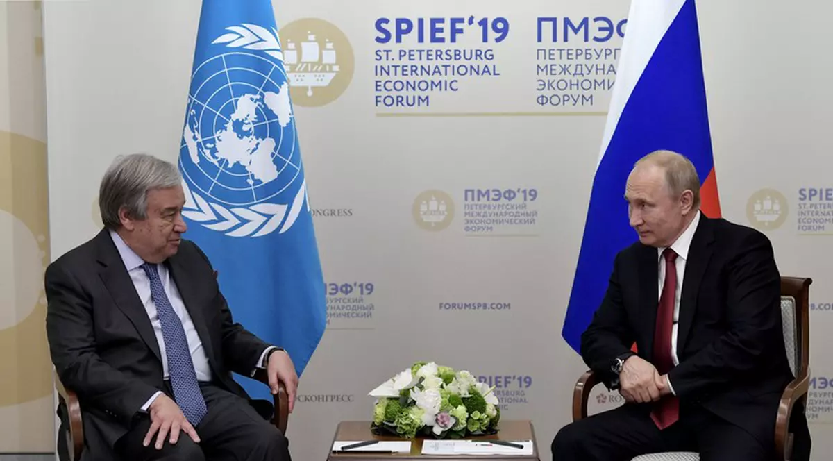 Secretarul general al ONU solicită să fie primit la Moscova și la Kiev pentru a media pentru pace