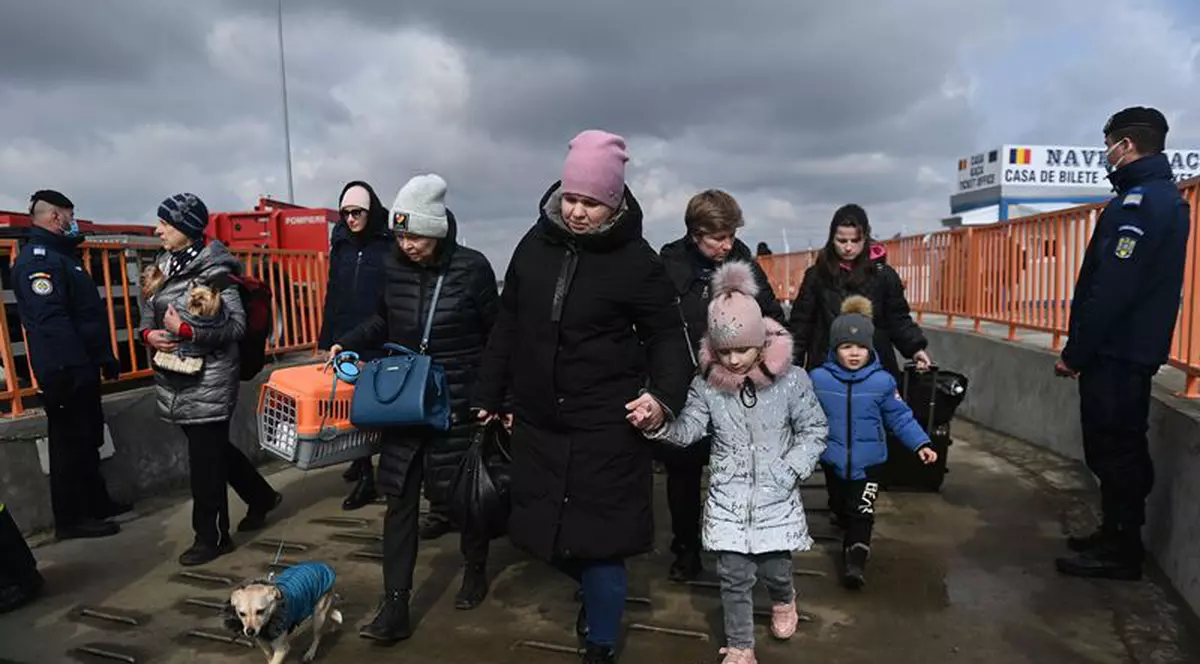 Aproape 900.000 de refugiați ucraineni au intrat în România de la începutul războiului