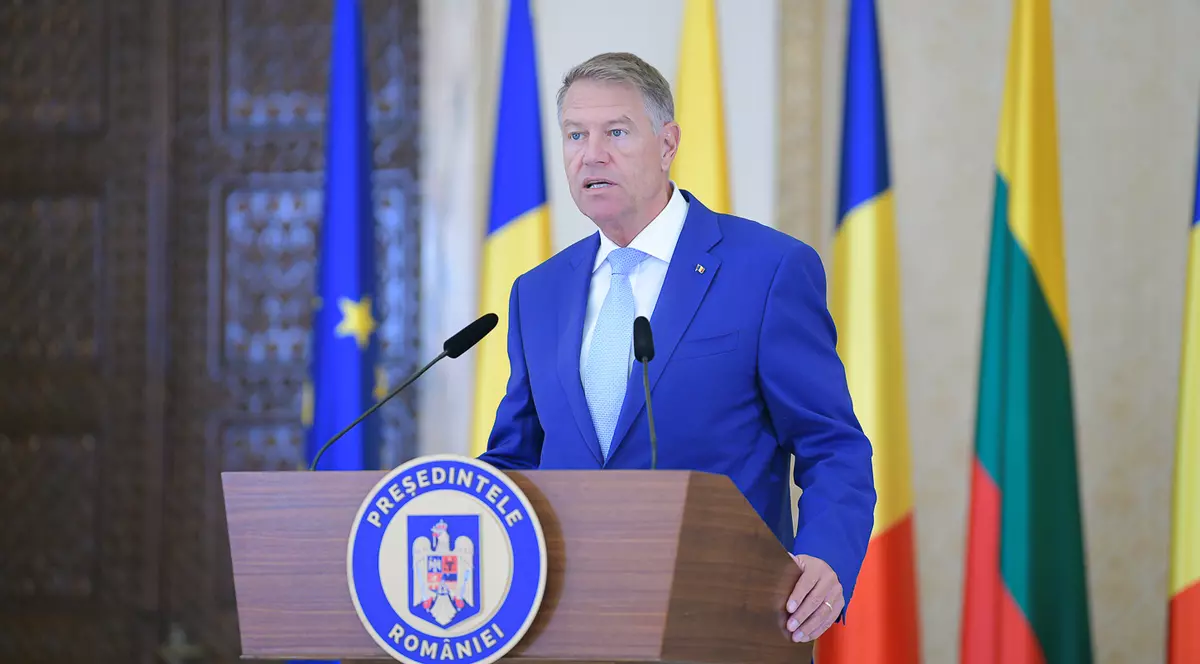 Klaus Iohannis, după discuții cu președintele Lituaniei: „Negocierile ar trebui să aibă ca rezultat restabilirea integrității teritoriale a Ucrainei”