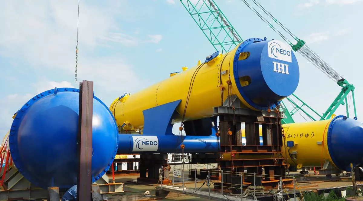 Japonezii au testat o turbină subacvatică ce produce energie din curenți oceanici