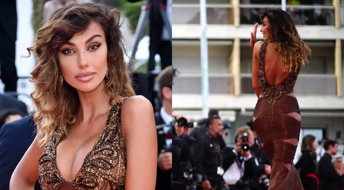 Mădălina Ghenea, într-o rochie foarte decoltată și decupată la ceremonia de închidere a festivalului de la Cannes 2022