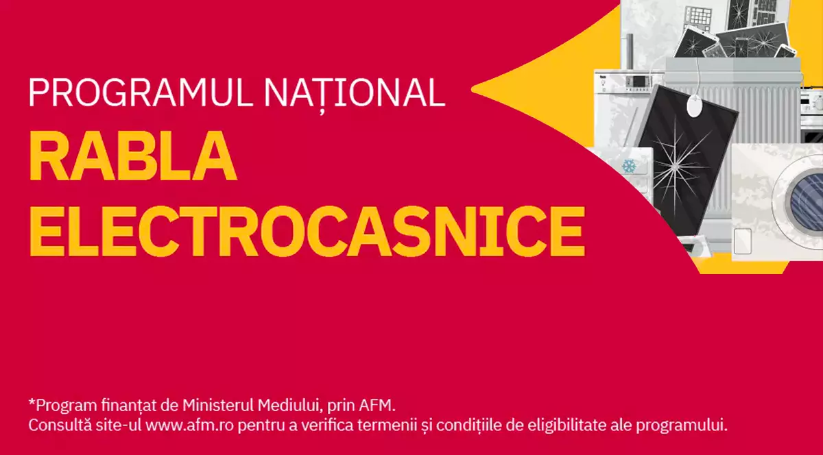 5 lucruri pe care trebuie să le cunoști despre programul ”Rabla pentru electrocasnice” 2022