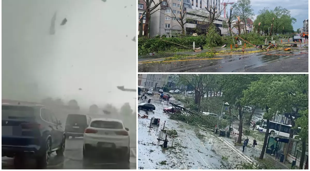 VIDEO | Trei tornade au făcut ravagii în Germania: zeci de răniți și pagube materiale semnificative
