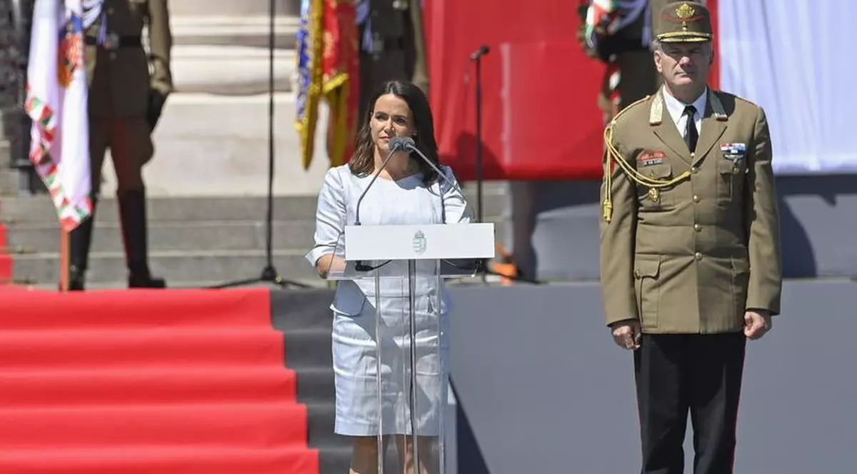 Katalin Novak, prima femeie președinte din istoria Ungariei, la investire: „Condamnăm agresiunea Rusiei”. Ce a spus despre embargoul asupra petrolului