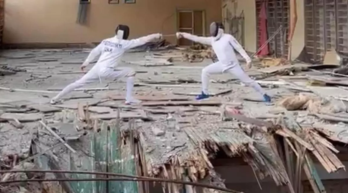 Cum arată o sală de sport din Harkov, bombardată de ruși. „Lupta continuă, dar Ucraina va învinge”
