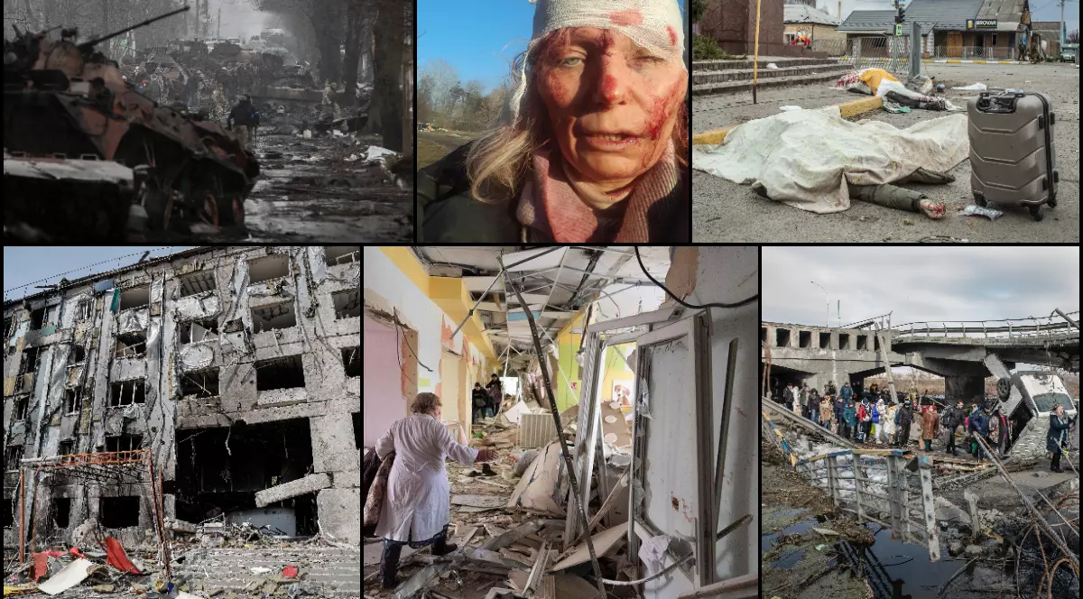 100 de zile de război în Ucraina, în imagini. Mii de oameni uciși, orașe distruse și milioane de persoane refugiate
