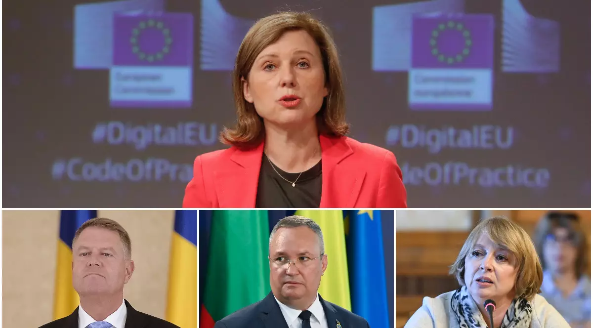 INTERVIU | Mesaj puternic al Věrei Jourová, vicele Comisiei Europene: se întâlnește cu președintele Iohannis, cu premierul Ciucă, dar și cu ziarista Emilia Șercan