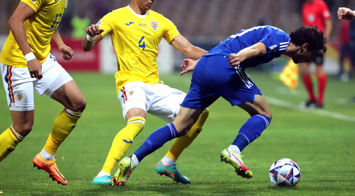 România, încă o înfrângere rușinoasă în Liga Națiunilor. „Tricolorii”, bătuți de Bosnia-Herțegovina cu 1-0
