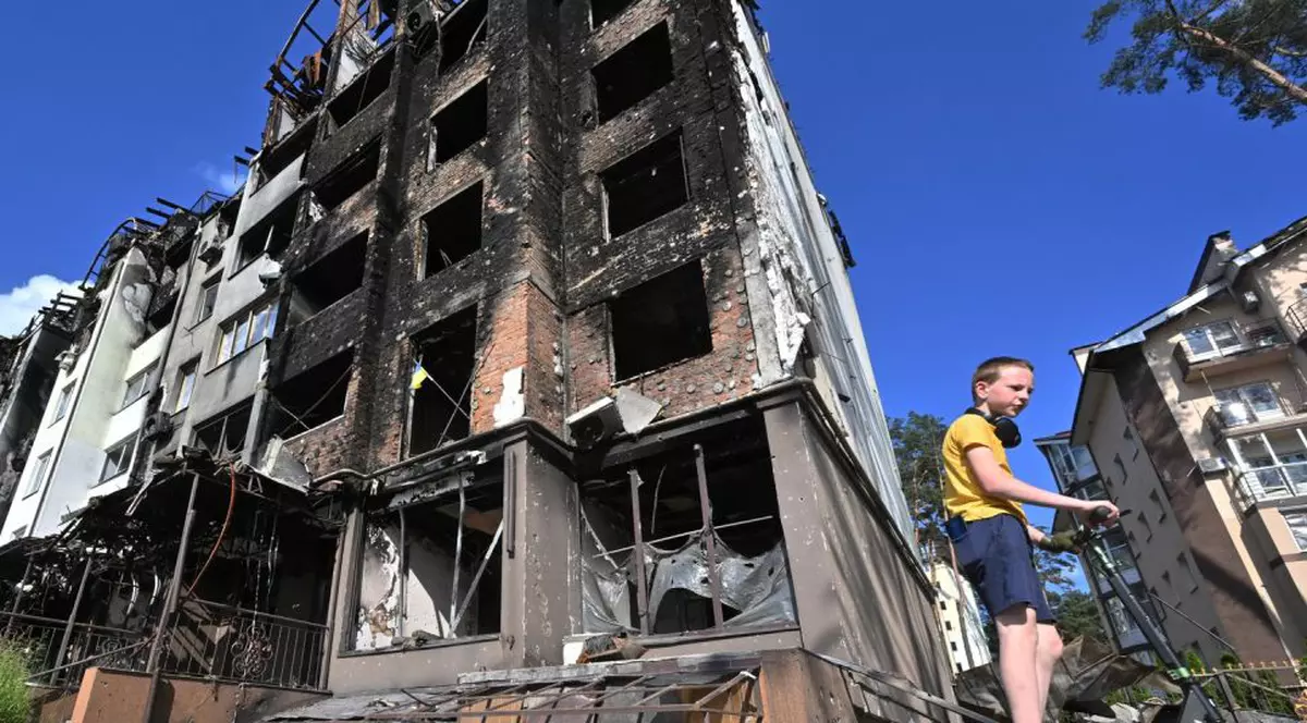 La nord de Kiev, rușii s-au retras, dar războiul nu a dispărut. Iar localnicii se tem că inamicul se va întoarce: „Suntem speriați de orice sunet”