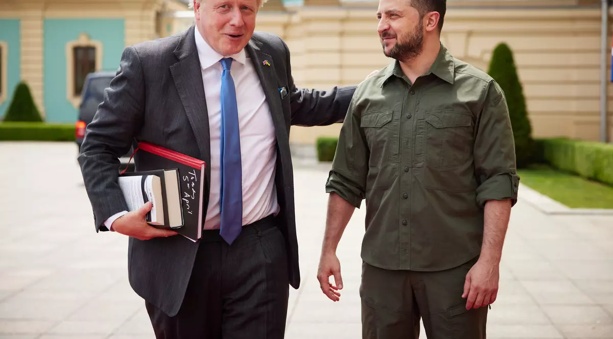 Boris Johnson, vizită-surpriză la Kiev, pentru a doua oară de la începutul războiului