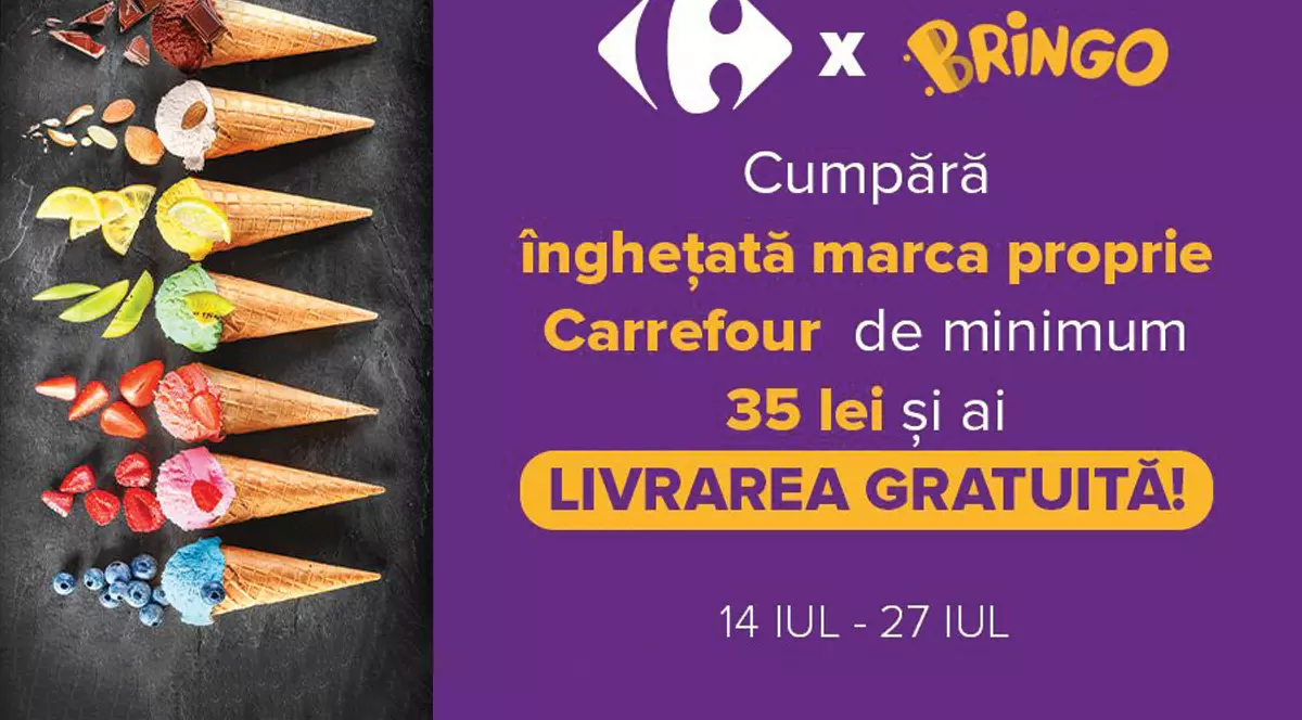 Românii comandă online produse reci și proaspete direct din magazine