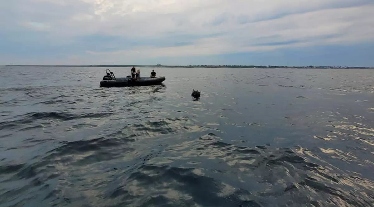 O mină a fost descoperită în Marea Neagră, la 3,6 km de Eforie. Scafandrii MApN au dezamorsat-o