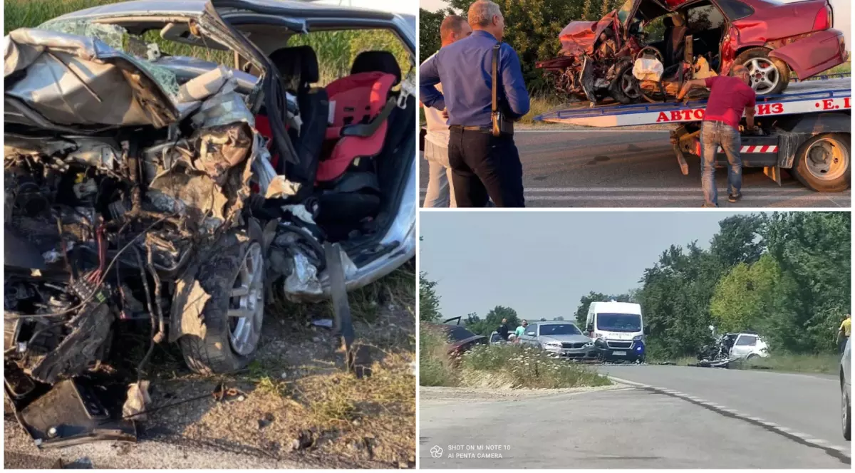 Doi bebeluși, uciși într-un accident cu cinci morți din Bulgaria. Unul dintre ei mergea să fie botezat