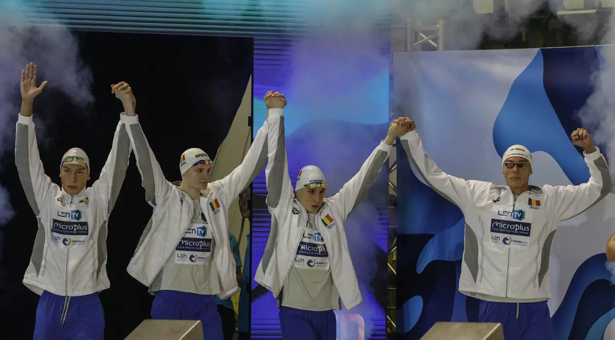 David Popovici își laudă colegii pentru câștigarea aurului la Campionatele Europene de înot pentru Juniori: „Suntem la fel de buni”