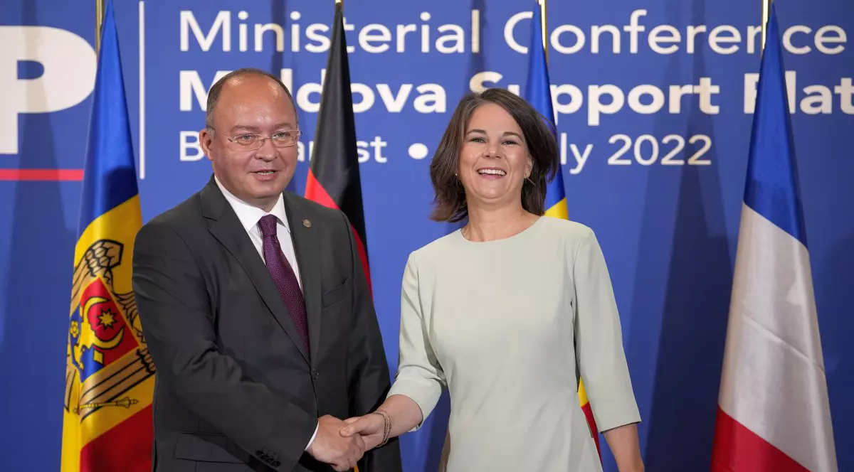 Două milioane de tone de cereale ucrainene pot trece pe Dunăre și prin portul Constanța, spune ministrul german de externe