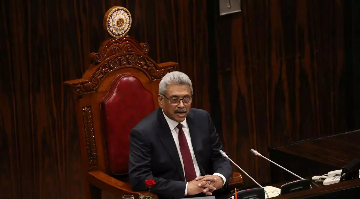 Președintele din Sri Lanka a fugit din țară cu un avion militar și se află în Maldive